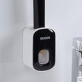 Wall-Mounted Toothbrush & Automatic Toothpaste Dispenser Set