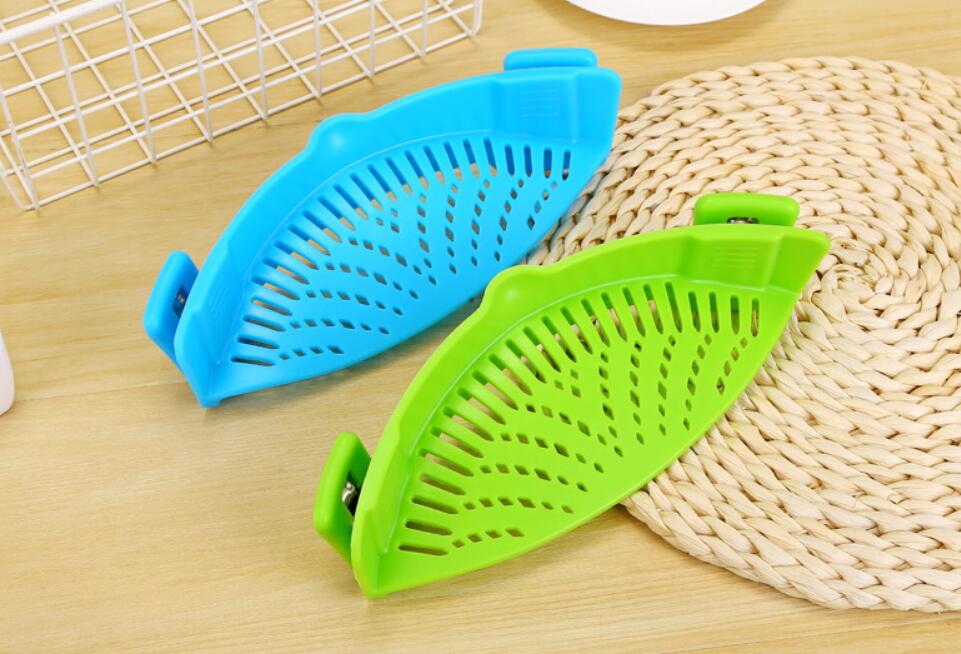 Clip-on pot strainer color option