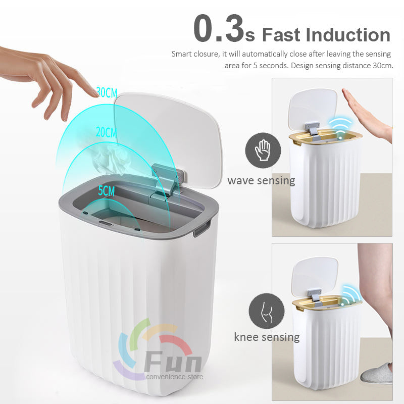 Smart Sensor Trash Can – Automatic Touchless Lid