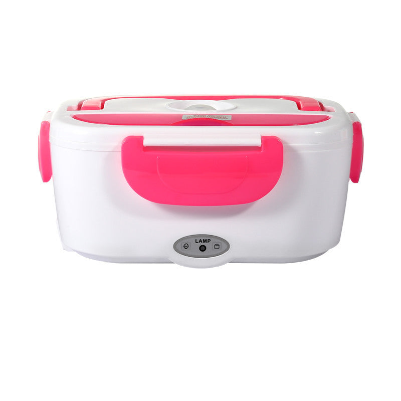 Heated lunch box food container