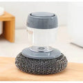 soap dispensing kitchen cleaning brush