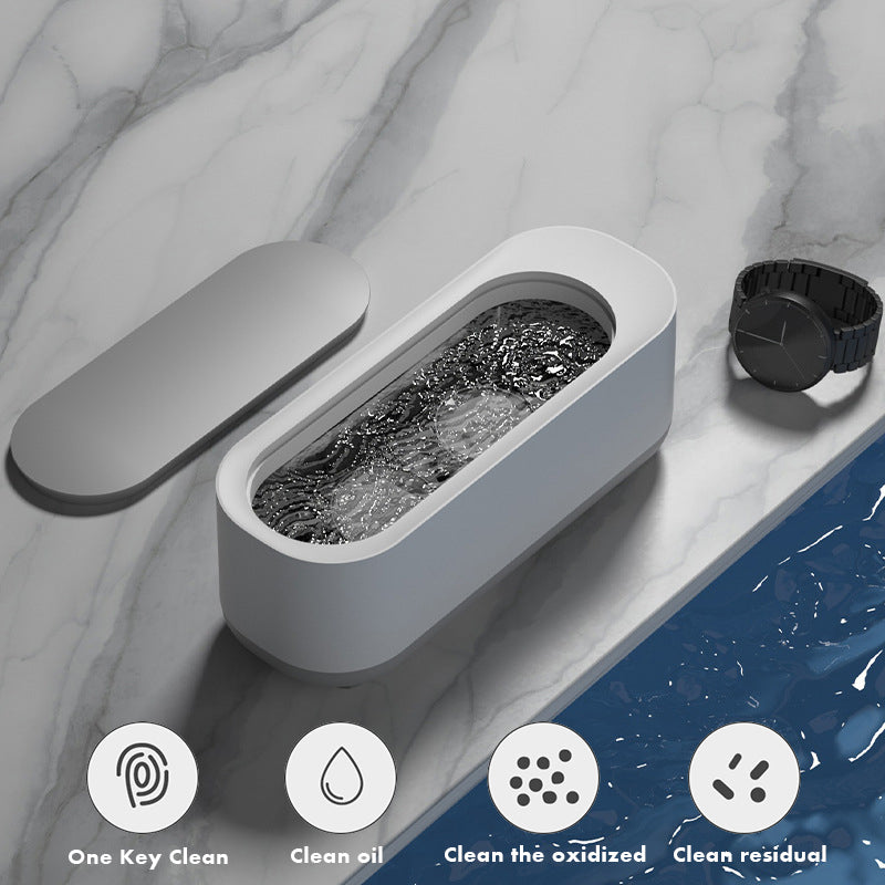 Ultrasonic Jewelry & Eyewear Cleaner – 45kHz Deep-Cleaning Machine