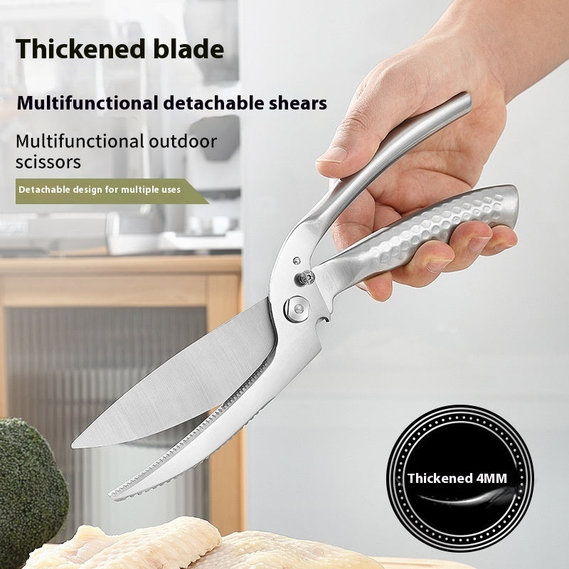 Stainless Steel Kitchen Shears – Heavy-Duty Poultry & Food Scissors