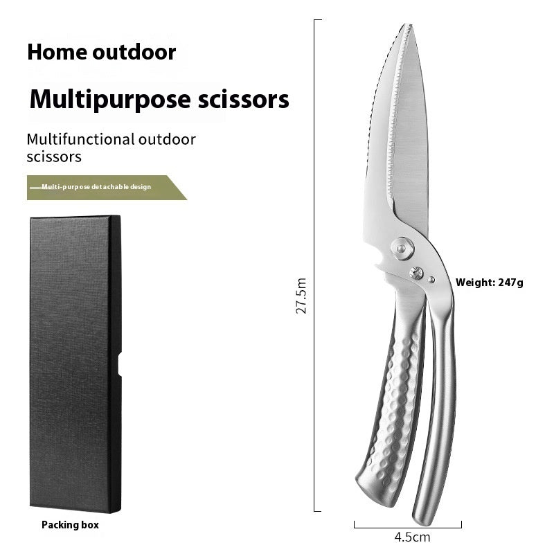Stainless Steel Kitchen Shears – Heavy-Duty Poultry & Food Scissors