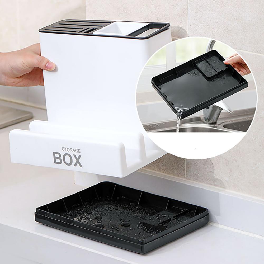 Kitchen Utensil Storage Rack – Compact Countertop Organizer