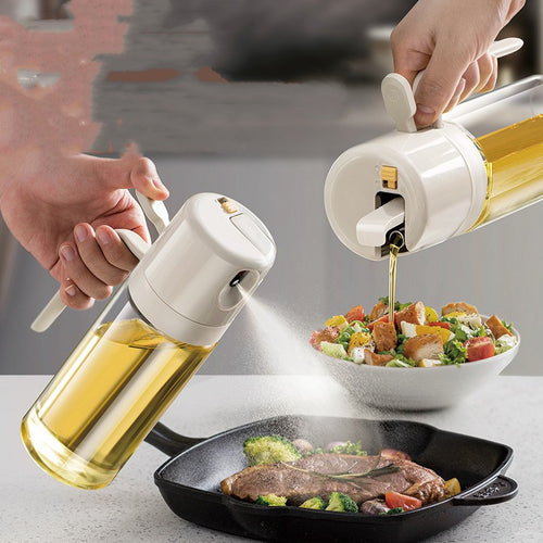 Olive oil bottle sprayer nozzle detail