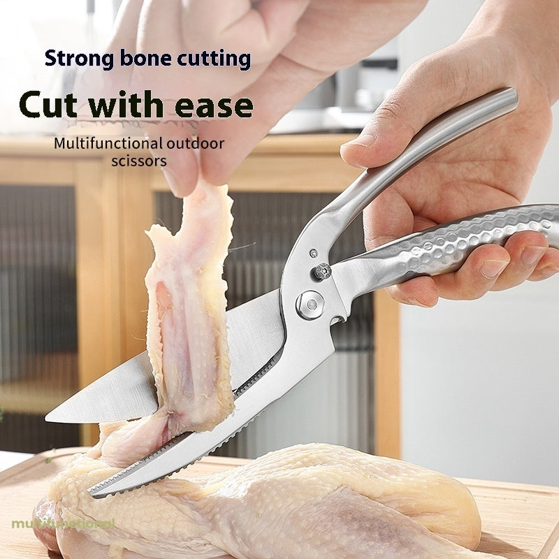 Stainless Steel Kitchen Shears – Heavy-Duty Poultry & Food Scissors