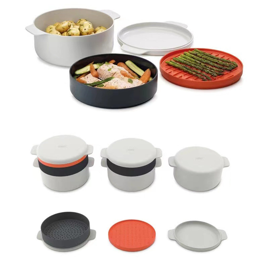 microwave kitchen steaming container