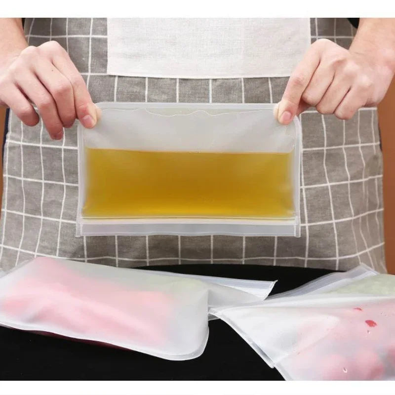 Leakproof Reusable Food Storage Bags (3-Pack)