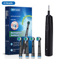 Rechargeable Electric Toothbrush with 8 Soft Brush Heads & Travel Case