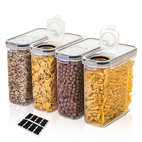 BolaNova stackable airtight food storage containers with pour spout