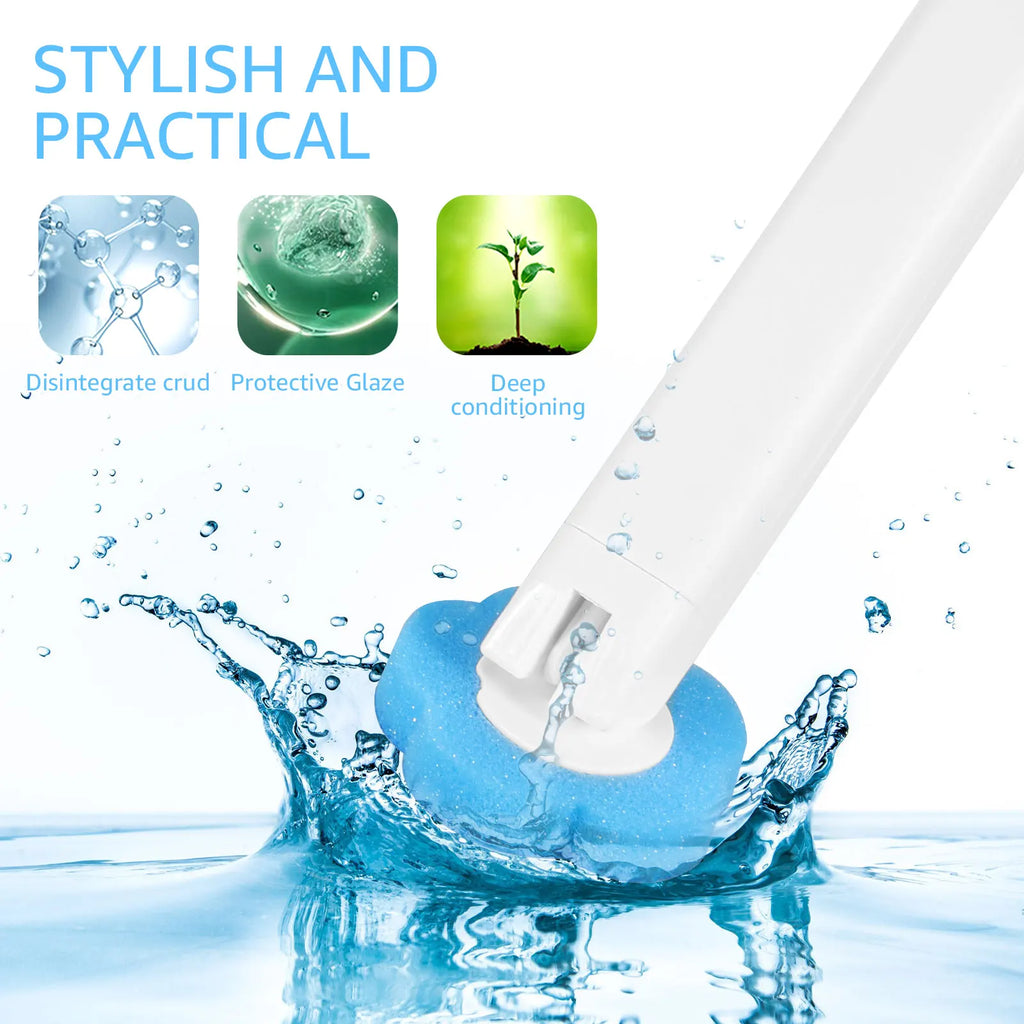 Disposable Toilet Cleaning Brush Kit
