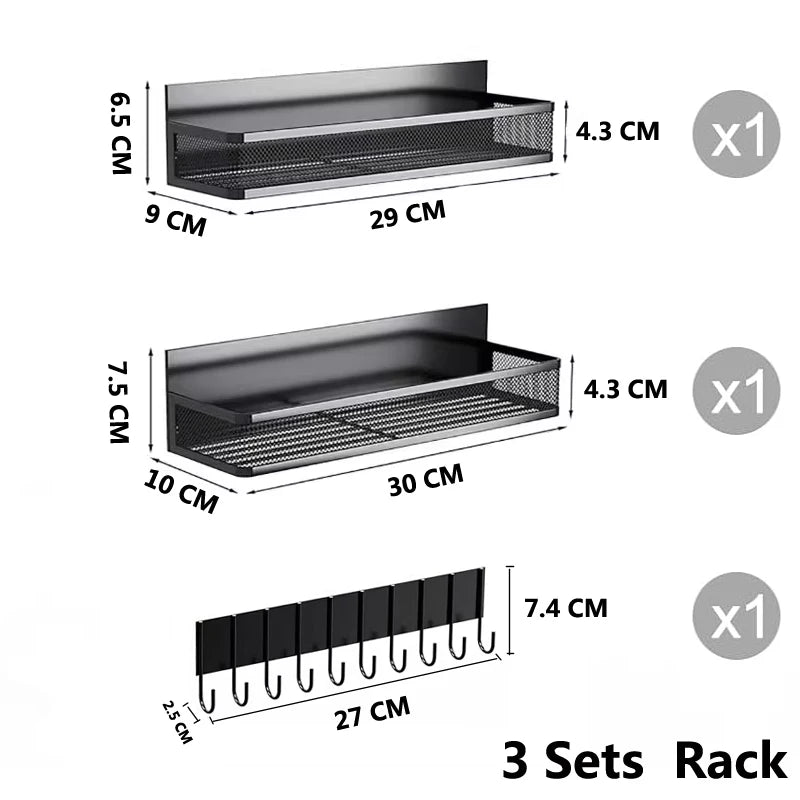 Magnetic Spice Rack for Refrigerator & Oven