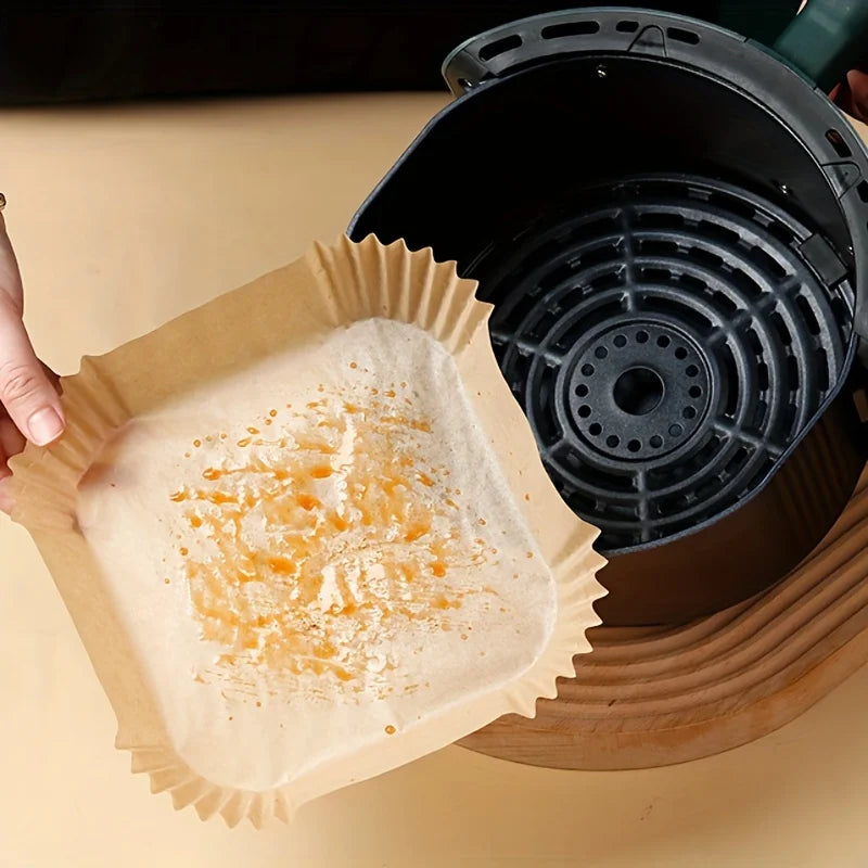 50-Pack Air Fryer Parchment Liners