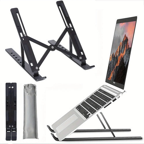 BolaNova adjustable aluminum laptop stand for 8–16 inch laptops