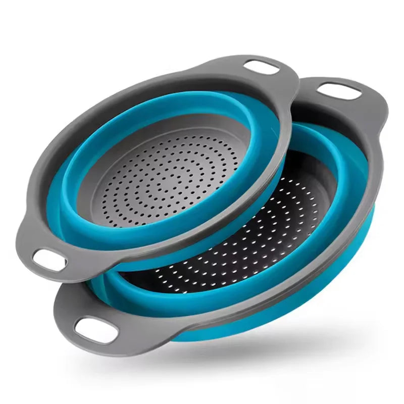Collapsible Kitchen Drain Basket – Foldable Colander
