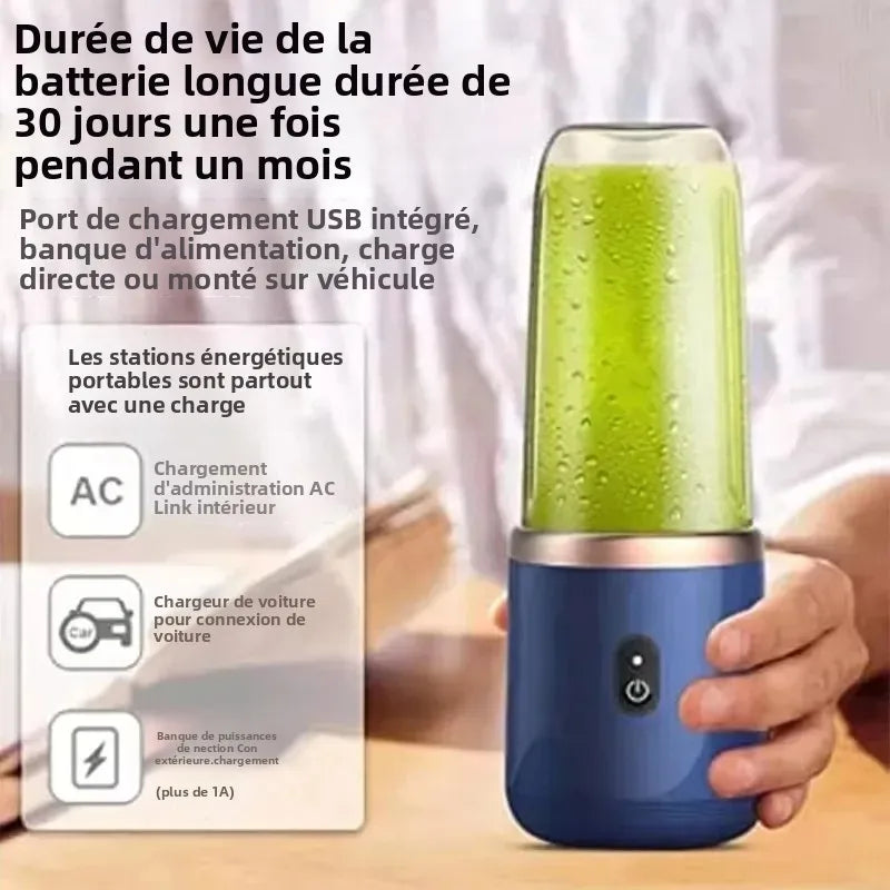 Portable Electric Juicer Cup – Rechargeable Fruit Blender