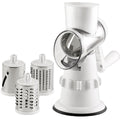 Vegetable slicer shown with food preparation accessories
