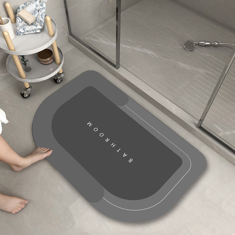 cushioned bathroom floor mat