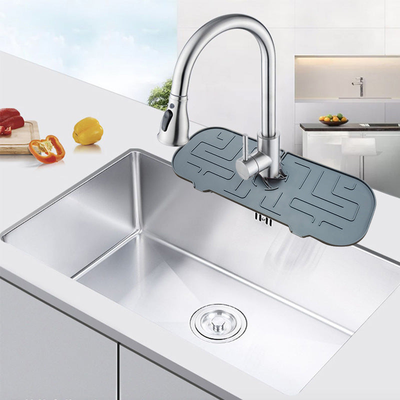 Quick-drain sink splash guard product view