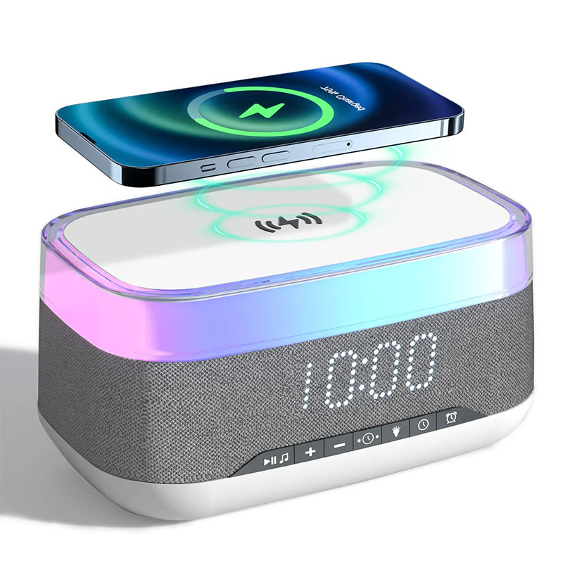 Smart alarm clock side view