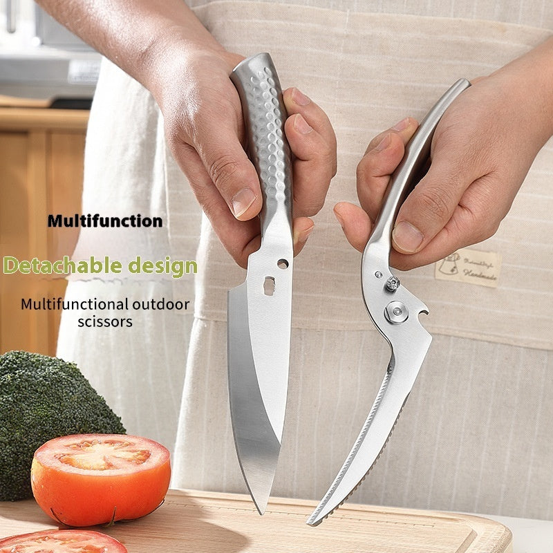Stainless Steel Kitchen Shears – Heavy-Duty Poultry & Food Scissors