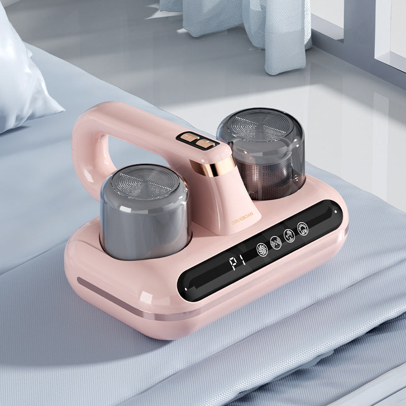 Cordless mattress vacuum cleaner with charging cable and extra filter
