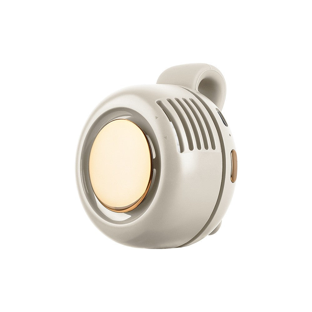 Mini Clip-On Bladeless Fan – 3-Speed USB-C Rechargeable