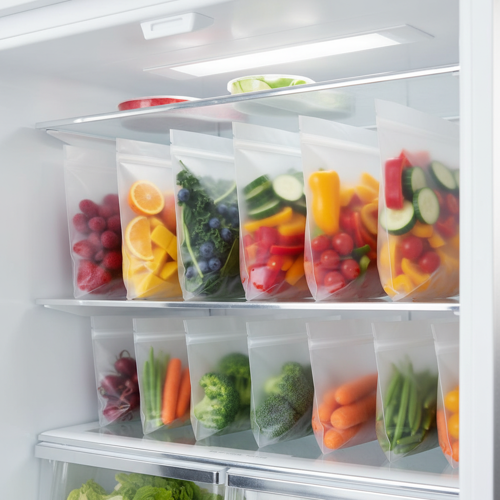 Clean fridge organization